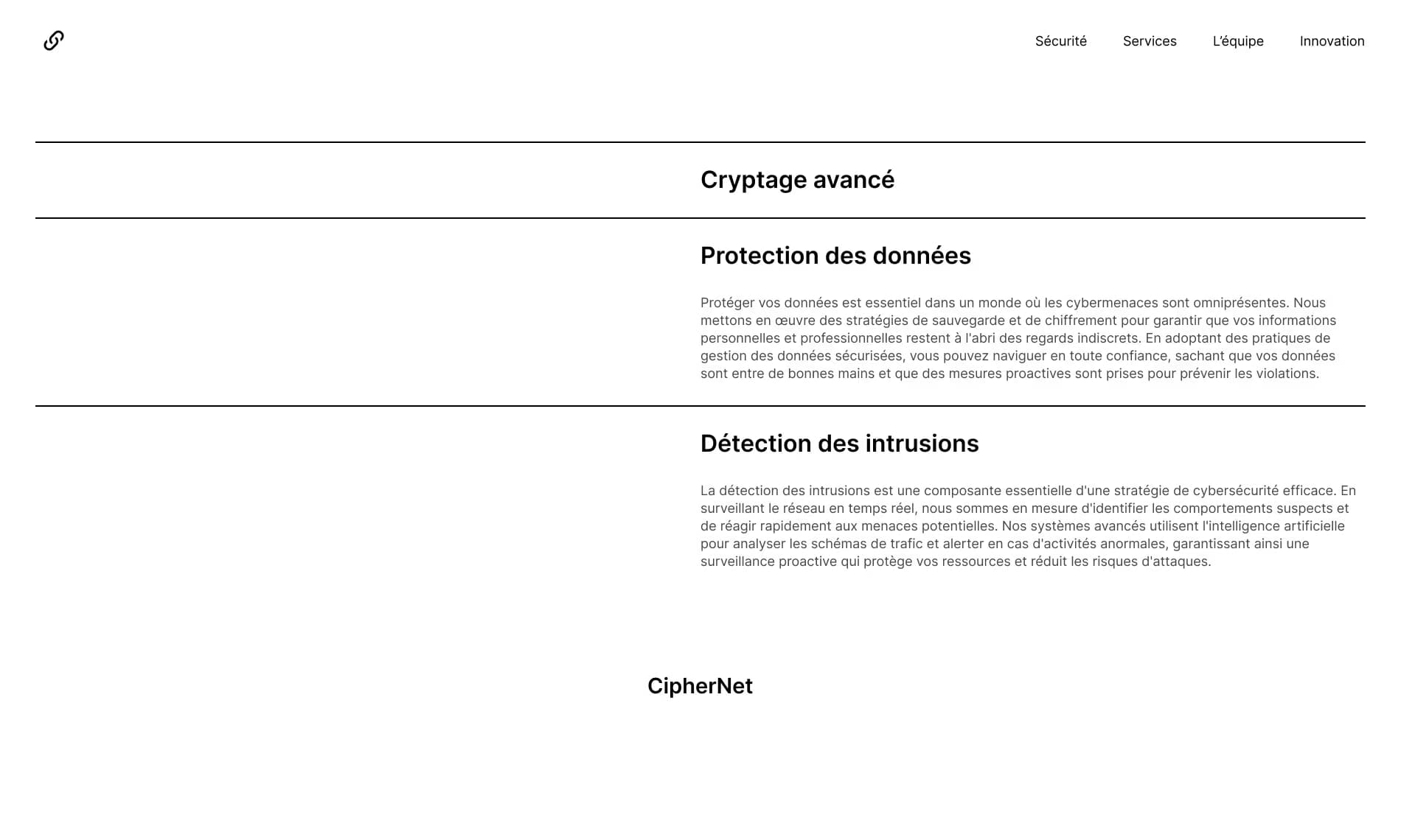 illustration du site CipherNet