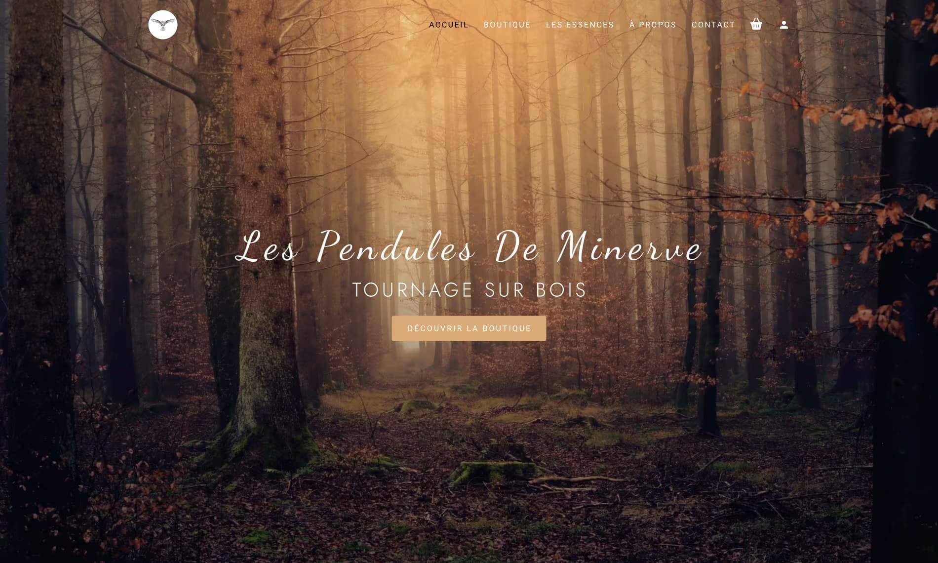 illustration du site Les Pendules de Minerve