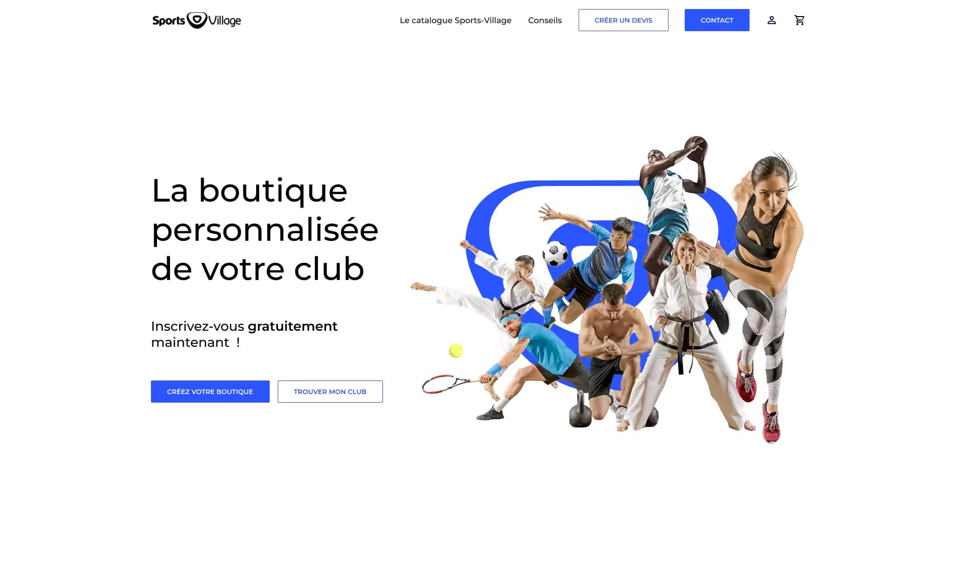 illustration du site Sports-Village